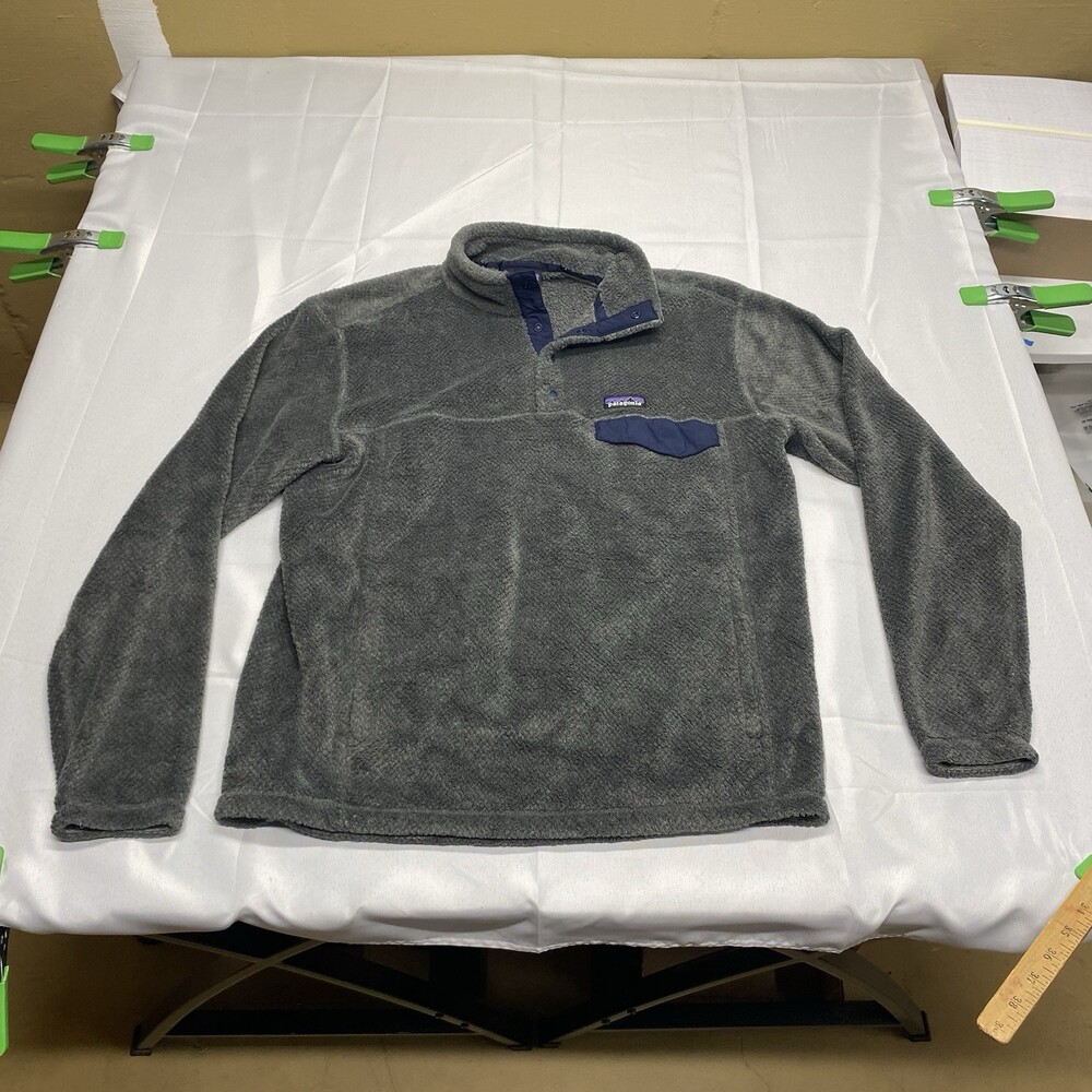 Patagonia Re-Tool Snap-T Pullover Size Large! Grey Fleece